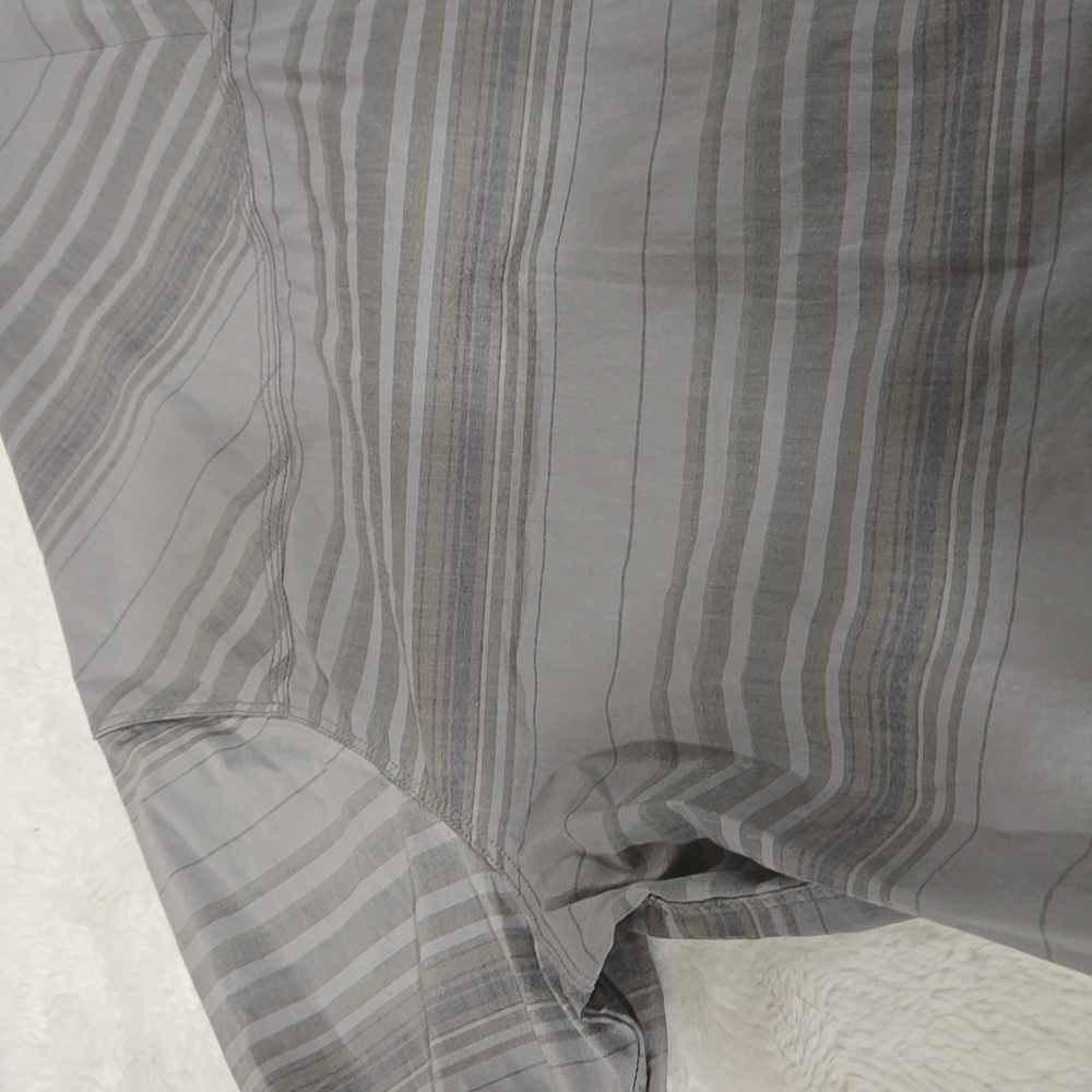 Kuhl Gray and Brown Striped Men's Shirt - Picture 14 of 15